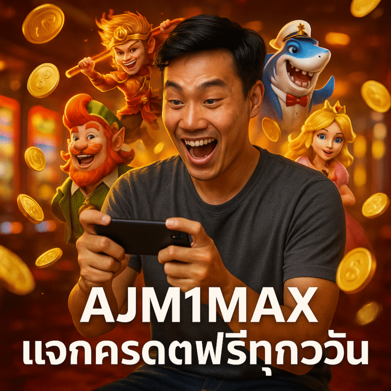 AJM1MAX แจกเครดิตฟรีทุกวัน